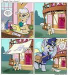 2015 bag clothing comic derpy_hooves_(mlp) equine eyewear feathers female file folder friendship_is_magic giant glasses grey_hair hair horse inkwell loose_feather macro mammal mayor_mare_(mlp) messenger_bag muffinshire my_little_pony newtons_cradle pegasus pony quill wings 