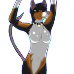  arkbeast_(artist) breasts collar female mammal rat red_eyes rodent rose_(character) spiked_collar 