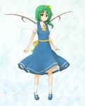  daiyousei fairy green_eyes green_hair sinnlos smile solo touhou wings 