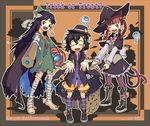  animal_ears arm_cannon black_hair bow braid bunny_ears cat_ears cat_tail eyes halloween happy_halloween hat inaba_tewi jack-o'-lantern kaenbyou_rin multiple_girls multiple_tails nametake pumpkin red_eyes red_hair reiuji_utsuho short_hair tail touhou trick_or_treat twin_braids twintails weapon wheelbarrow wings witch_hat 