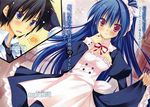  1boy 1girl ellis_fahrengart kazehaya_kamito maid_costume seirei_tsukai_no_blade_dance 