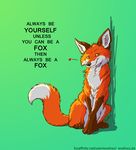 &lt;3 2015 ambiguous_gender canine eosfoxx feral fox green_background mammal simple_background solo text 