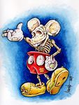  bone clothing disney footwear gloves marcelo_marques mickey_mouse shoes shorts skeleton solo undead what_has_science_done 