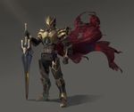  armor cape full_armor kamen_rider kamen_rider_blade kamen_rider_blade_(series) simon_(sinom0909) sword weapon 