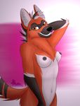  2015 anthro beautiful canine female gangstaguru mammal maned_wolf mariana mariana_verissimo mature pinup pose solo 