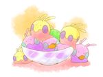  cute dessert food goomy gulpin ice_cream kemo_nuko nintendo pok&eacute;mon shiny_pok&eacute;mon video_games 