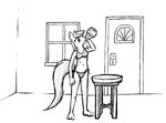  anthro bikini black_and_white clothing draconicmentalist equine female friendship_is_magic horse house mammal monochrome my_little_pony potion swimsuit 