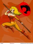  butt cheetara cleavage clothed clothing female lips orange_eyes red_lips solo thundercats tsai 