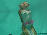  asphyxiation bdsm bondage bound drowning feline female kung_fu_panda mammal sea solo tiger underwater water 