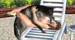  3d bestiality breasts canine dead_or_alive dog feral hitomi human interspecies jenny92 lying mammal missionary_position mostly_nude nipples on_back outside sex 