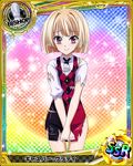  artist_request bishop_(chess) blonde_hair card_(medium) character_name chess_piece gasper_vladi high_school_dxd male_focus official_art otoko_no_ko pointy_ears red_eyes short_hair solo torn_clothes trading_card 