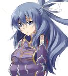  1girl ao_no_kiseki breasts eiyuu_densetsu falcom female large_breasts long_hair rixia_mao simple_background solo 