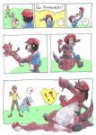  comic forced goo hat human krookodile mammal nintendo pok&eacute;ball pok&eacute;mon slime traditional_media_(artwork) transformation video_games 