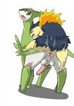  2015 anal anal_penetration anus balls legendary_pok&eacute;mon male male/male nintendo penetration penis pok&eacute;mon sex sya typhlosion video_games virizion 