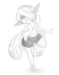  clothing female imp midna monochrome nintendo shorts solo the_legend_of_zelda thick_thighs twilight_princess video_games wide_hips 