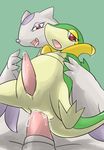  2015 anal anal_penetration anus erection male male/male mienshao nintendo penetration penis pok&eacute;mon precum sex snivy sya video_games 