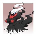  blush breasts darkrai female iabelle legendary_pok&eacute;mon nintendo nipples pok&eacute;mon pussy solo video_games 