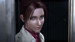  3d blue_eyes claire_redfield highres lips red_hair resident_evil resident_evil_degeneration short_hair solo 