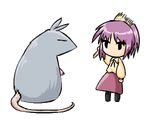 animal animal_abuse animated animated_gif broom fighting john_su lowres mouse original rat tail 