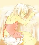  alice_(tales) artist_request bed closed_eyes lowres short_hair sketch sleeping solo source_request tales_of_(series) tales_of_symphonia tales_of_symphonia_knight_of_ratatosk white_bloomers white_hair 