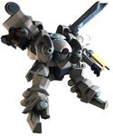  3d armored_core aspina_flight_formation_team blade chibi from_software gun mecha weapon 