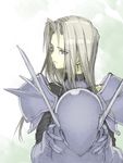  armor blonde_hair blue_eyes dragoon_(tactics_ogre) hands helmet long_hair nakabayashi_reimei solo tactics_ogre 