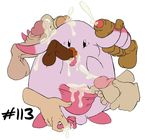  chansey cum cum_on_face fellatio female fingering hairjob human interspecies josemalvado looking_at_viewer male mammal nintendo oral penis pok&eacute;mon pok&eacute;philia pussy sex video_games 