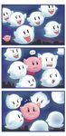  blue_eyes boo crossover ghost kirby kirby_(series) mario_bros nintendo open_mouth spirit tongue tongue_out video_games 