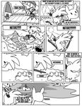  bridge castle cat comic corse crown english_text fantasy feline forest human humor i_can_be_a_princess lake mammal monochrome monster princess riding royalty shane_frost text tree 