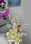  anal anal_penetration animatronic anthro balls barefoot bear chair chubby cum drooling erection five_nights_at_freddy&#039;s half-closed_eyes lagomorph long_ears looking_down machine male male/male mammal masturbation messy nightmare_(fnaf) nude orgasm penetration penis plushtrap_(fnaf) rabbit robot saliva sex sharp_teeth sitting size_difference smile teeth tongue tongue_out unknown_artist video_games 