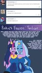  &lt;3 2015 anthro duo english_text equine female female/female friendship_is_magic horn mammal married my_little_pony somescrub text trixie_(mlp) twilight_sparkle_(mlp) unicorn 