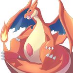  2015 charizard claws dragon erection feral fire male mammal mega_charizard mega_charizard_y mega_evolution nintendo open_mouth penis pok&eacute;mon solo tongue video_games wings 