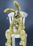  animatronic anthro balls barefoot chair cum cum_on_face cum_on_leg cum_on_penis cum_on_stomach cumshot cute five_nights_at_freddy&#039;s half-closed_eyes lagomorph long_ears looking_down machine male mammal masturbation messy nude open_mouth orgasm penis plushie plushtrap_(fnaf) rabbit robot sharp_teeth sitting smile solo spread_legs spreading teeth unknown_artist video_games 