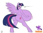  anthro areola badgerben big_breasts breasts butt equine erect_nipples female friendship_is_magic horn huge_breasts hyper hyper_breasts mammal my_little_pony nipples nookturn nude solo twilight_sparkle_(mlp) winged_unicorn wings 