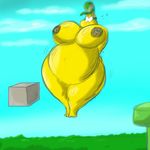  belly big_belly big_breasts big_butt breasts butt female floating hat huge_breasts huge_butt inflation kylie_koopa mario_bros nintendo nipples pasties shinysteel video_games wide_hips 