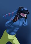  cartoon fish latex_(artist) male marine rubber shark transformation 