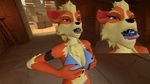  2015 3d anthro arcanine big_breasts bikini breast_grab breast_squeeze breasts canine clothing cum cumshot digimon dragon female flamedramon fox_whisper85 giant half-closed_eyes macro male mammal micro nintendo open_mouth oral_vore orgasm pok&eacute;mon size_difference soft_vore swimsuit tongue video_games vore 