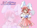  animal_ears bare_shoulders bunny_ears choker cosplay di_gi_charat dice dice_hair_ornament hair_ornament hata_kenjirou hayate_no_gotoku! katsura_hinagiku long_hair pink_hair solo usada_hikaru usada_hikaru_(cosplay) waitress wallpaper yellow_eyes zoom_layer 