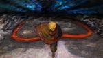  ark_(tenchi_souzou) bad_id bad_pixiv_id cape cloak gem loafers male_focus moha orange_hair road shoes solo standing tenchi_souzou walking wind 