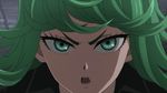  1girl animated animated_gif green_eyes green_hair midget one-punch_man onepunch_man solo tatsumaki 