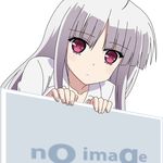  absolute_duo long_hair mugen_ouka no_image pixiv red_eyes silver_hair solo vector_trace yurie_sigtuna 