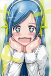  :3 :d blue_hair blush commentary_request hairband highres himouto!_umaru-chan long_hair open_mouth smile solo symbol-shaped_pupils tachibana_sylphynford very_long_hair wasugabakuhatu 