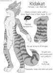  2015 alpha_channel anthro breasts cat claws collar digital_drawing_(artwork) digital_media_(artwork) digitigrade english_text feline female freckles green_eyes kida_(artist) mammal model_sheet nude pink_nose pussy solo stripes text 