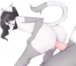  anal azzy bareback black_hair cat feline from_behind girly hair lyra_belle male male/male mammal mxm penis spyrix 