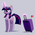  2015 equine female feral friendship_is_magic horn mammal my_little_pony stars_and_stripes suitcase twilight_sparkle_(mlp) underpable unicorn united_states_of_america 