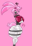  angry anthro bdsm big_breasts big_butt bondage bound breasts butt clothed clothing fan_character female fur hair huge_breasts invalid_tag lagomorph mammal pink_fur rabbit saliantsunbreeze simple_background sonic_(series) thick_thighs video_games voluptuous wide_hips 
