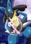  anal anal_penetration anus balls bbmbbf black_fur blue_eyes blue_fur blush canine cloud cum cum_in_ass cum_inside cum_while_penetrated cumshot duo erection eyes_closed fur hand_on_butt humanoid_penis interspecies jackal legendary_pok&eacute;mon lucario male male/male mammal mew nintendo nude one_eye_closed open_mouth orgasm outside palcomix penetration penis pink_fur pok&eacute;mon rear_deliveries sex size_difference sky stand_and_carry_position standing tongue video_games yellow_fur 