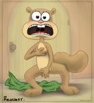  2013 404bot anthro blush breasts covering embarrassed female mammal nude rodent sandy_cheeks solo spongebob_squarepants squirrel towel 