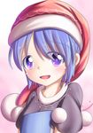  :d absurdres blue_eyes blue_hair book dior-zi ditto doremy_sweet dress gen_1_pokemon hat highres nightcap open_mouth pokemon pokemon_(creature) pom_pom_(clothes) smile touhou when_you_see_it 
