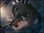  alien alien_(franchise) cum drooling female human interspecies mammal penis saliva viral_divinity xenomorph 